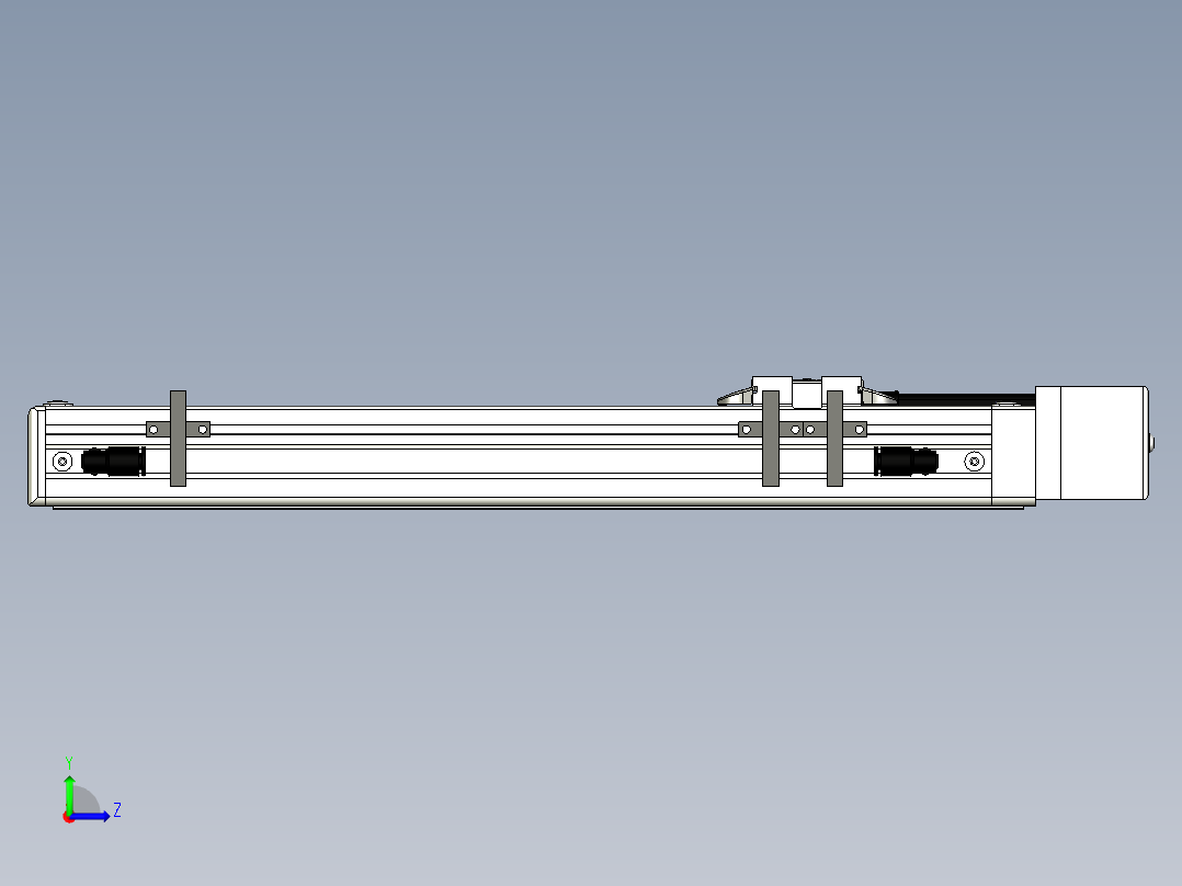 Toyo东佑达直线模组-ECH5-250-BL左视图