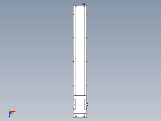 Toyo东佑达直线模组-ECH17-1100-BM-750W俯视缩略图