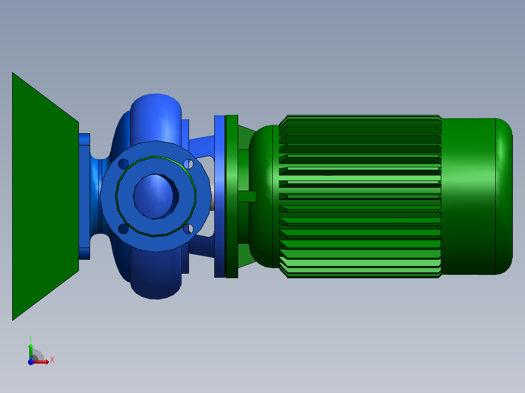 离心泵(立)前视图
