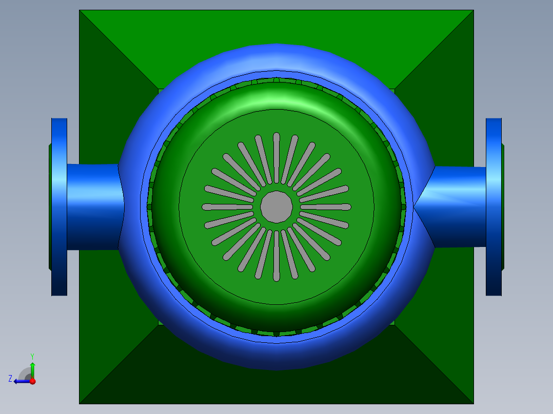 离心泵(立)右视图