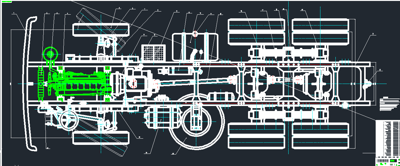 重型自卸车设计(底盘设计）