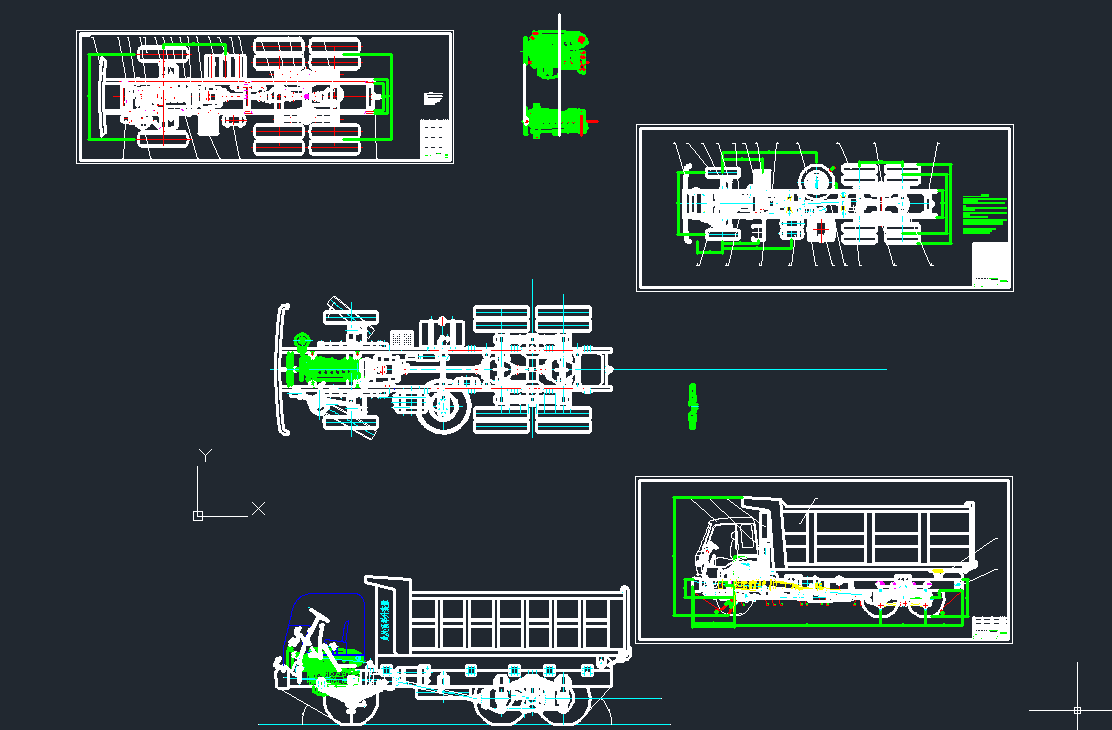 重型自卸车设计(底盘设计）