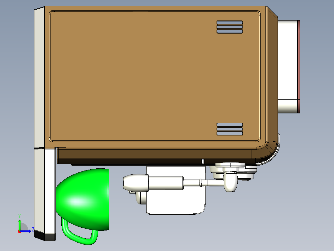 ID咖啡机左视图