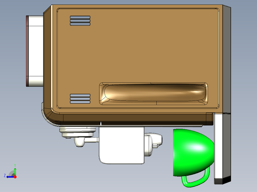 ID咖啡机右视图