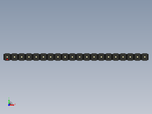 彩色公头100mil（2.54mm）系列-DS1021_black_1x20p_100mil_Type43_rev1.0前视缩略图