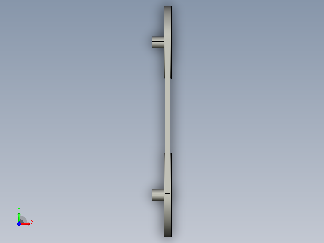 滑轮和皮带前视图