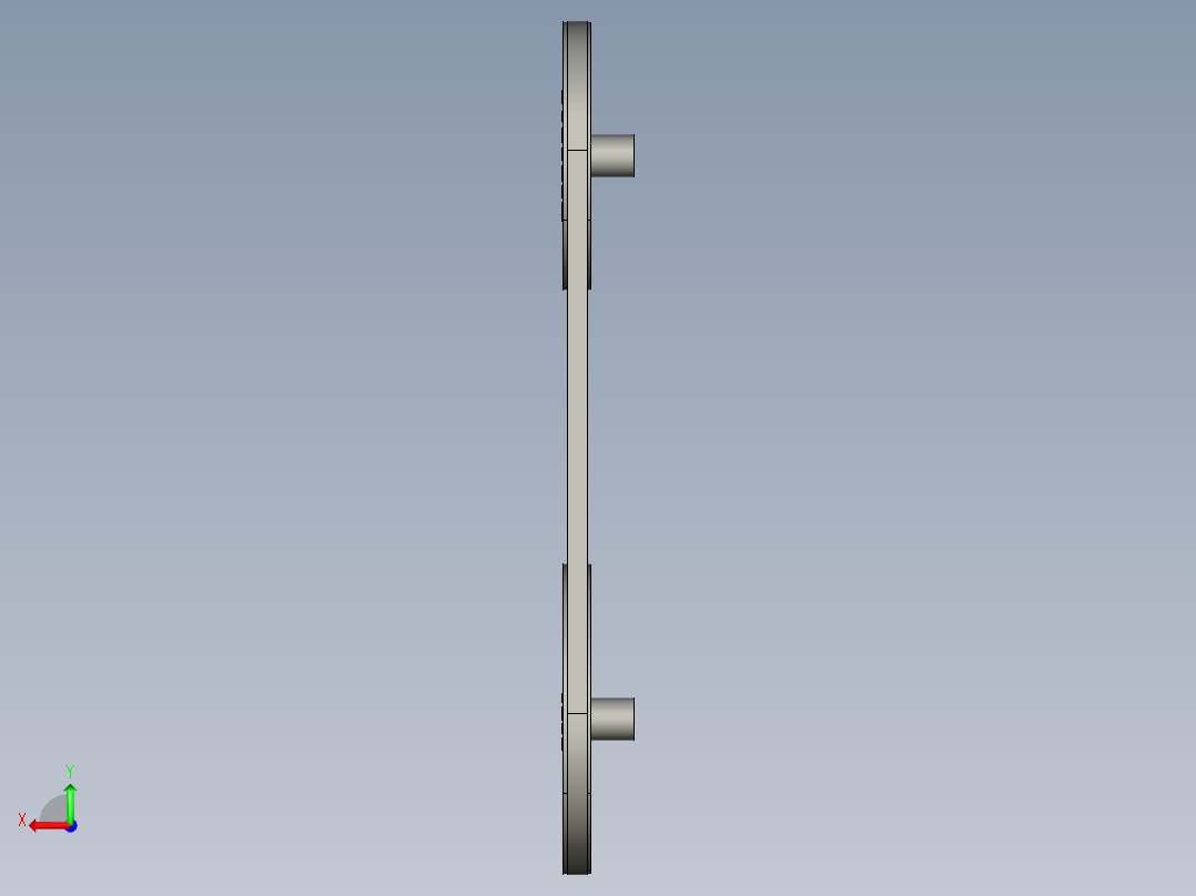 滑轮和皮带后视图