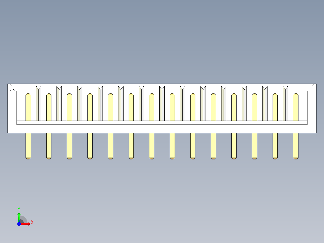 JST-B14B-EH-A前视图