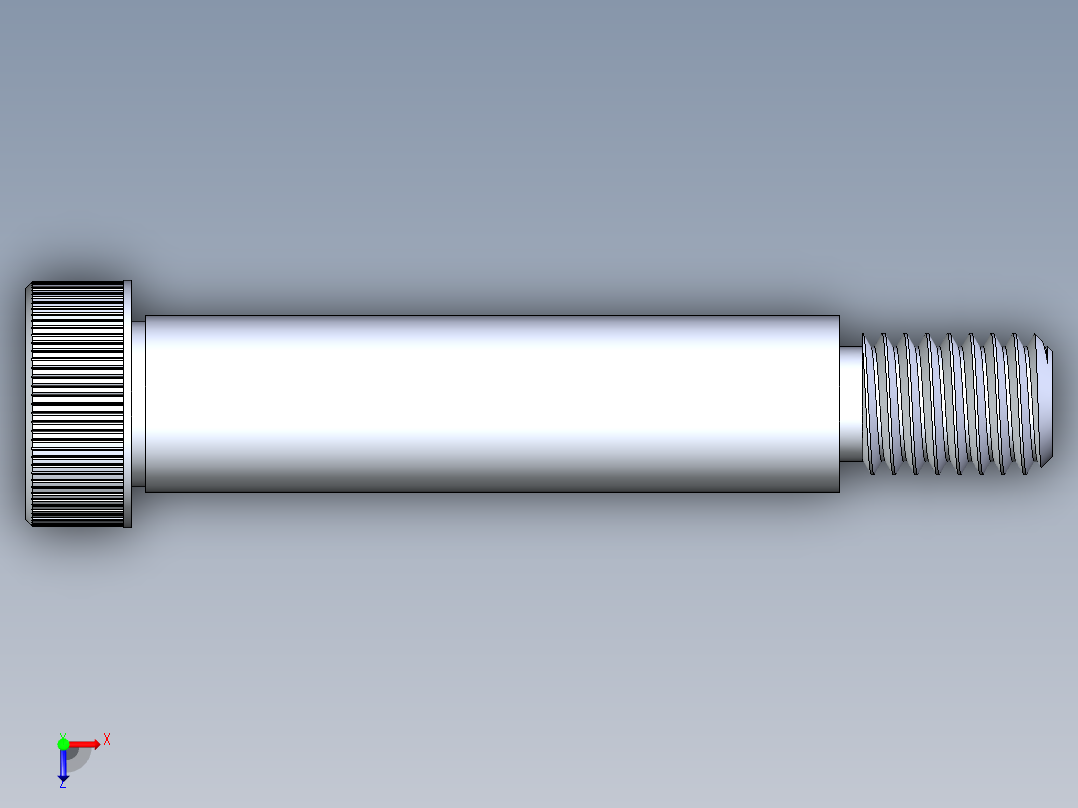 内六角螺螺栓-SB 0.500-13 x2.5俯视图