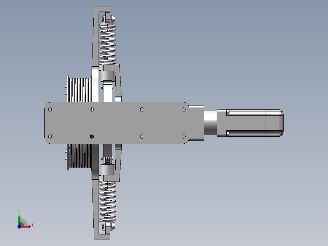 战斗机模型前视图