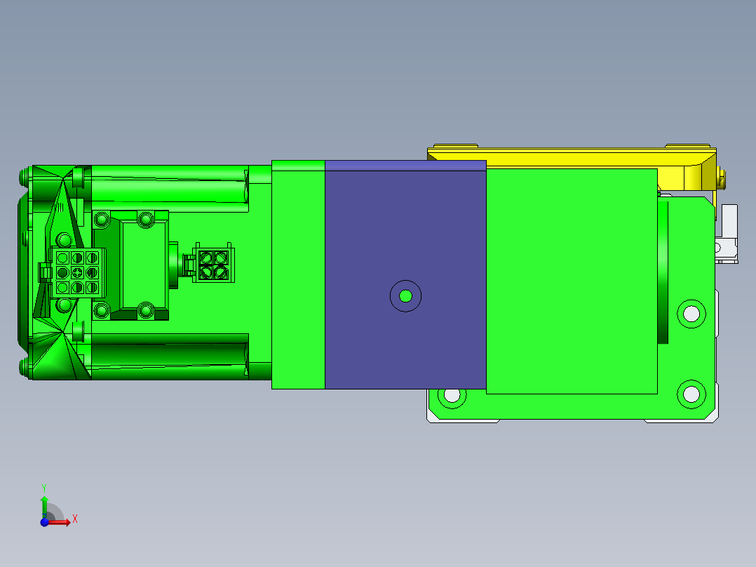GTA内嵌同步带全封闭GTA8-BR-400W前视图