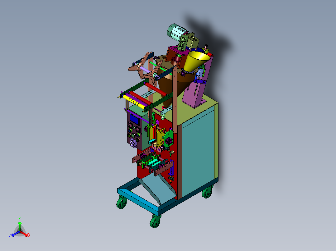 条状咖啡粉酵素粉自动灌装机