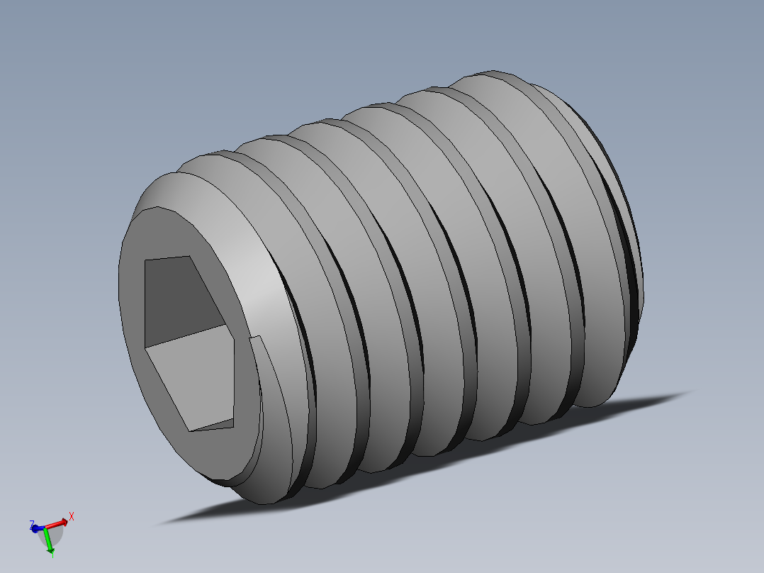 DIN 913-ISO 4026 固定螺钉-M4 L=5.SLDPRT