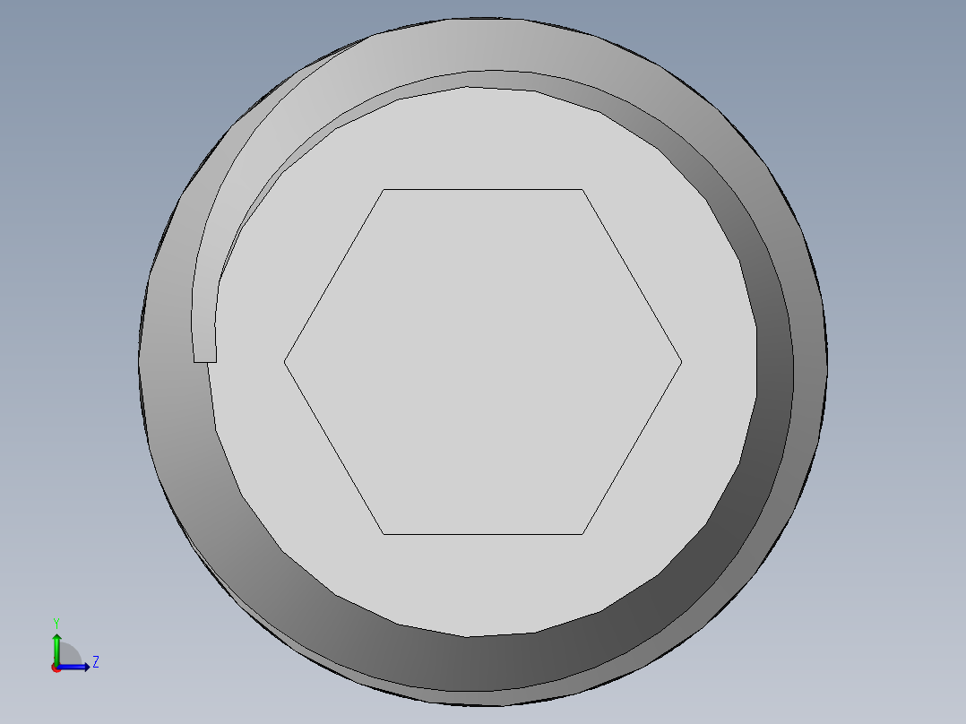 DIN 913-ISO 4026 固定螺钉-M4 L=5.SLDPRT左视图