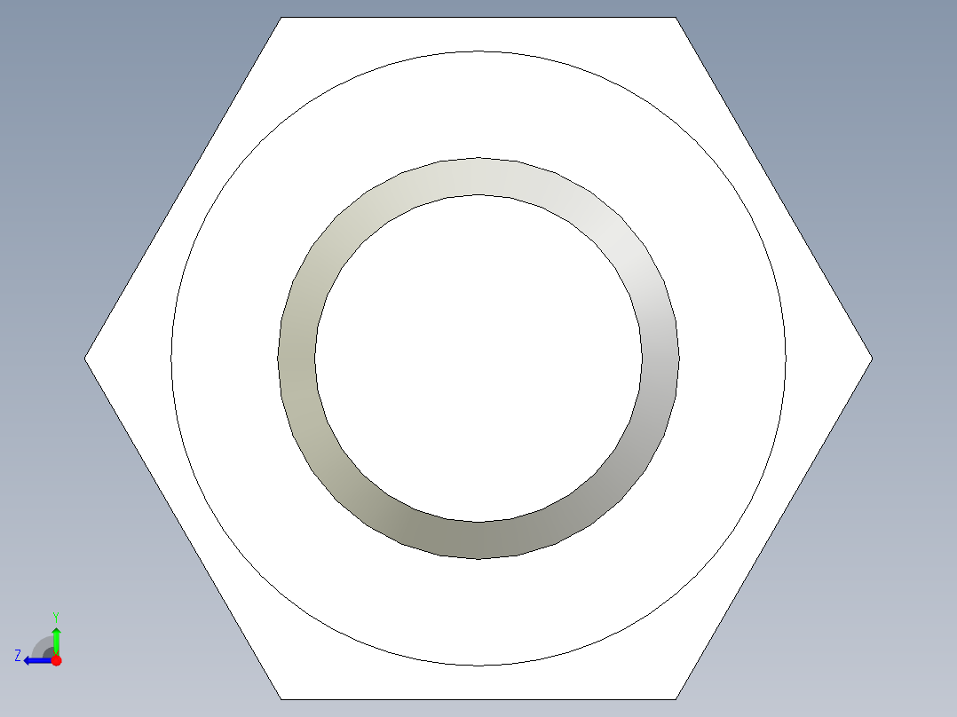 螺栓德国工业标准933 - M6，M8，M10，M12，M14，M16右视图