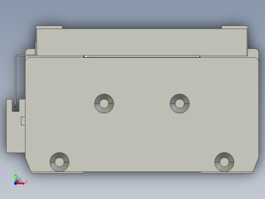直线模组LHC17-S150-M设计图纸前视缩略图