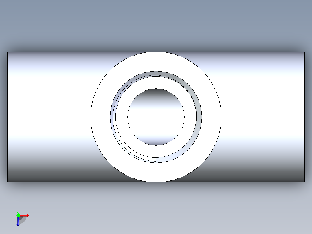 聚氯乙烯配件03-Sch80_Tee_SxSxFPT_802-005_0.5in俯视图