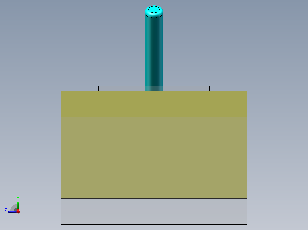 偏心轮加紧机构右视图