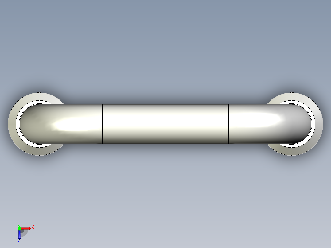 取手(鋼材)ST-3D多系列多零件图纸模型俯视图