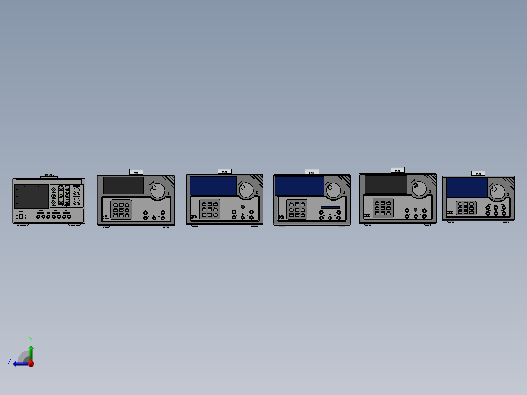 稳压电源6款右视图