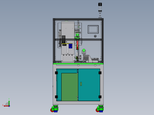 阀体自动装压力表后视缩略图