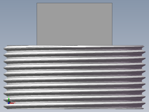 四角塞头 DN40前视缩略图