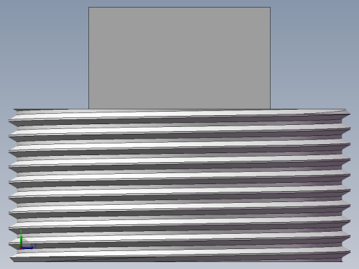 四角塞头 DN40左视缩略图