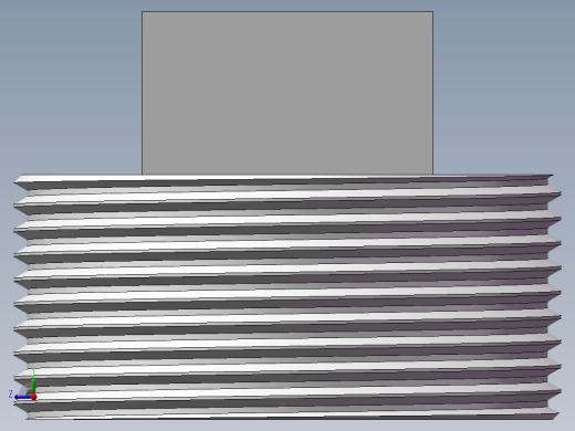 四角塞头 DN40右视缩略图
