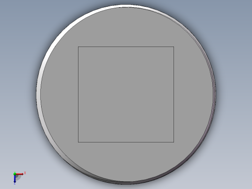 四角塞头 DN40俯视缩略图