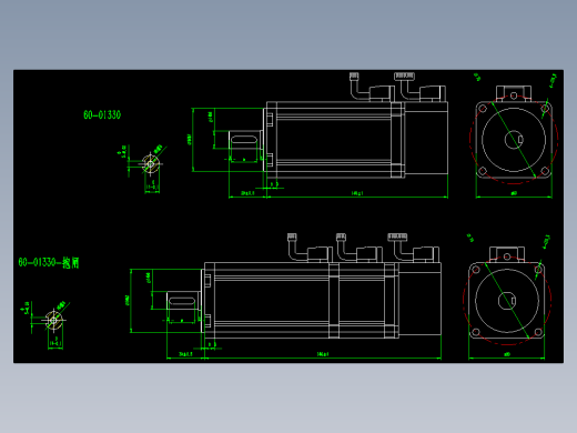 电机MS-60-01330-20P4(1004)