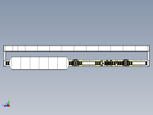 巧克力生产流水线设计模型（大型）右视缩略图