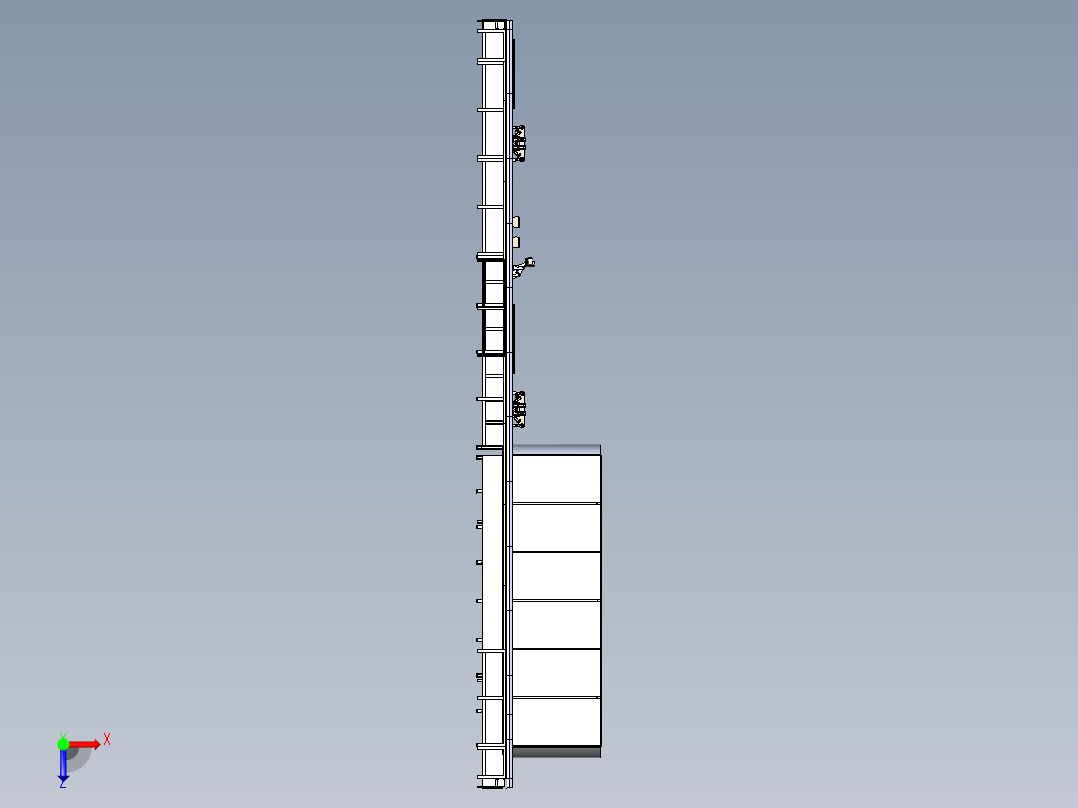 巧克力生产流水线设计模型（大型）俯视图