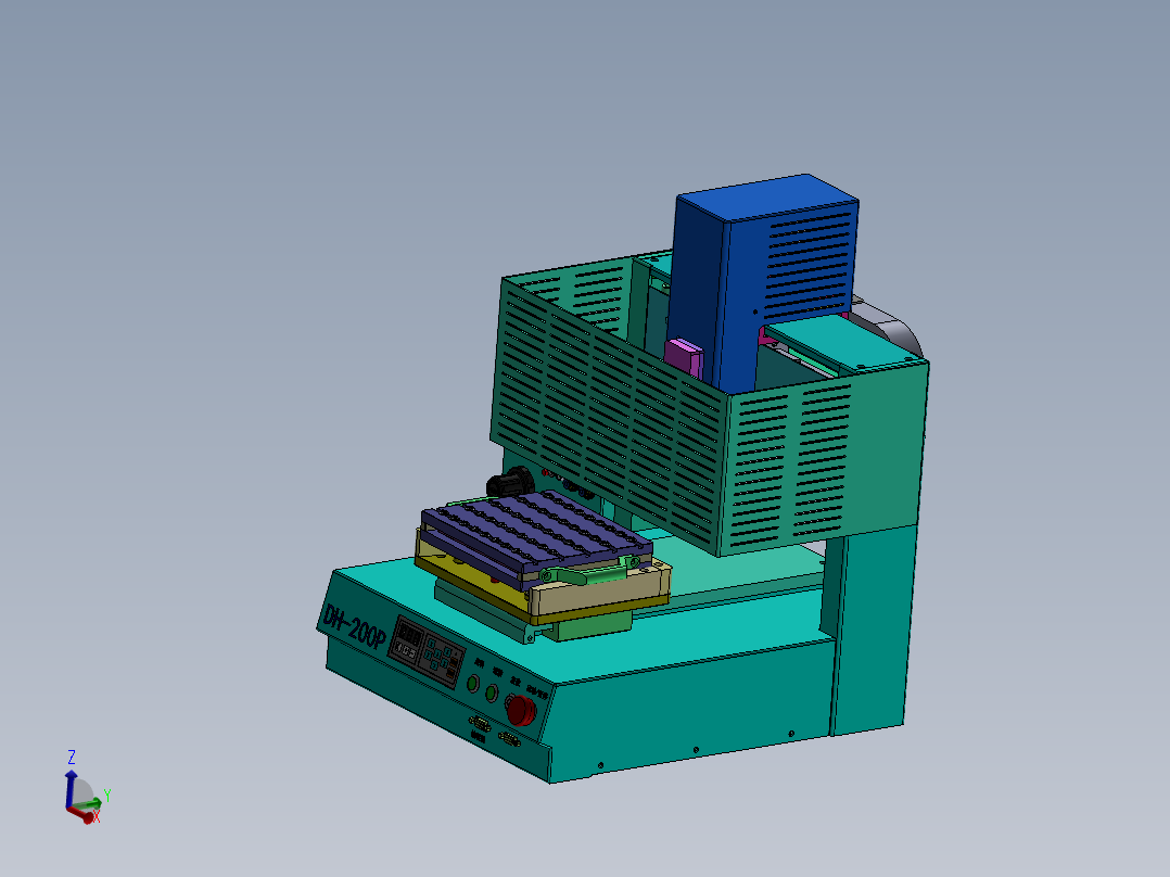 DH-200P点胶机设备主视图