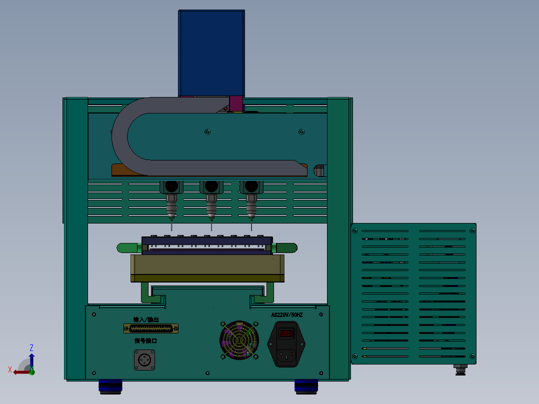DH-200P点胶机设备后视图