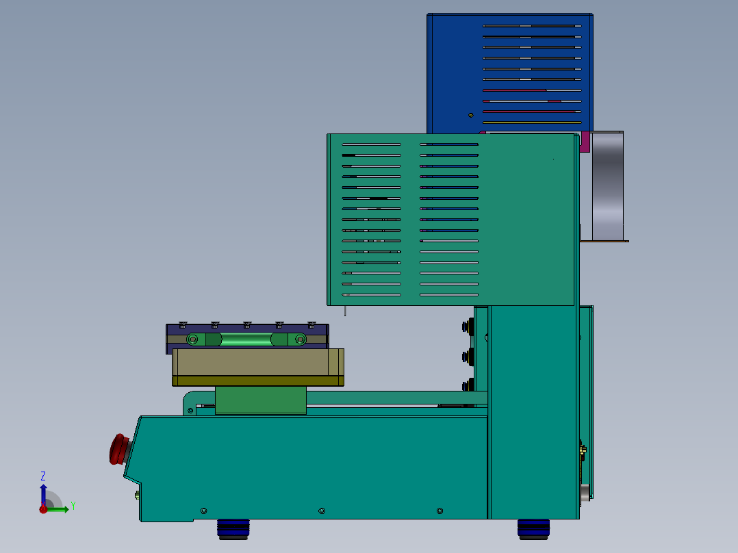 DH-200P点胶机设备右视图