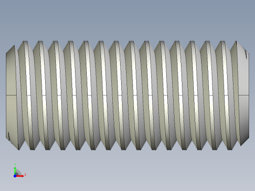 DIN 913-ISO 4026 固定螺钉-M18 L=40.STEP前视缩略图