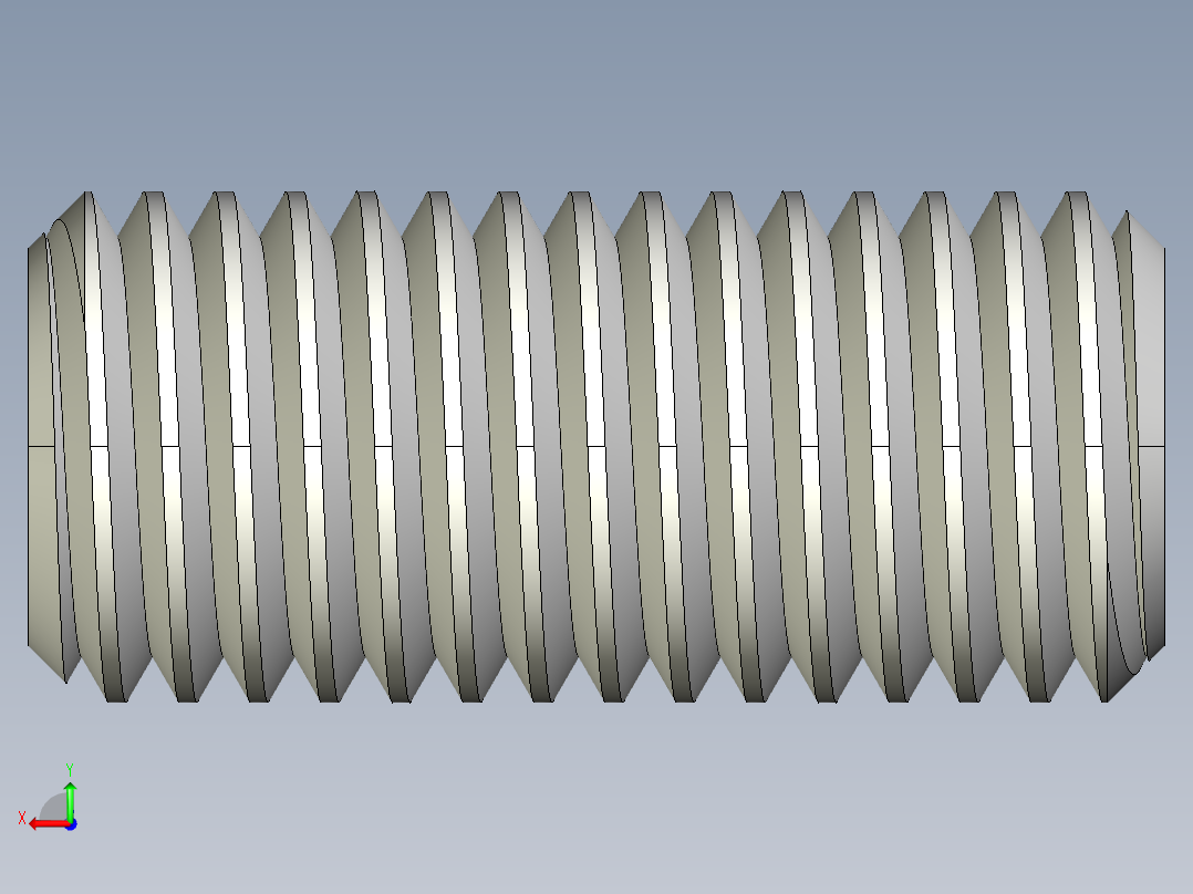 DIN 913-ISO 4026 固定螺钉-M18 L=40.STEP后视图
