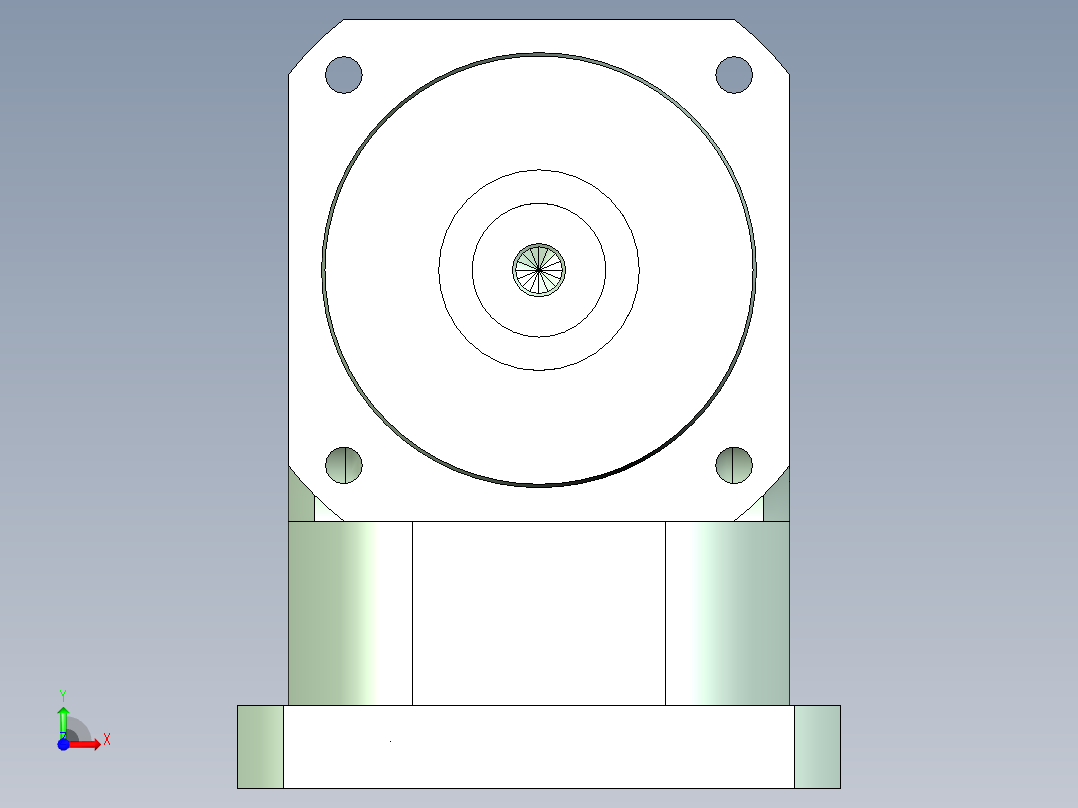 直齿ZPLX142-L2 35-114.3-200-M12.stp前视图