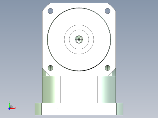 直齿ZPLX142-L2 35-114.3-200-M12.stp前视缩略图
