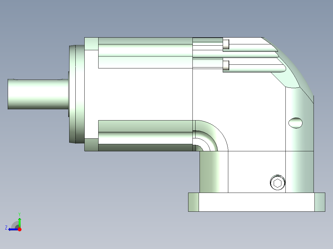 直齿ZPLX142-L2 35-114.3-200-M12.stp右视图