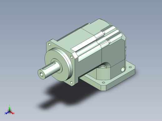 直齿ZPLX142-L2 35-114.3-200-M12.stp正等轴测缩略图