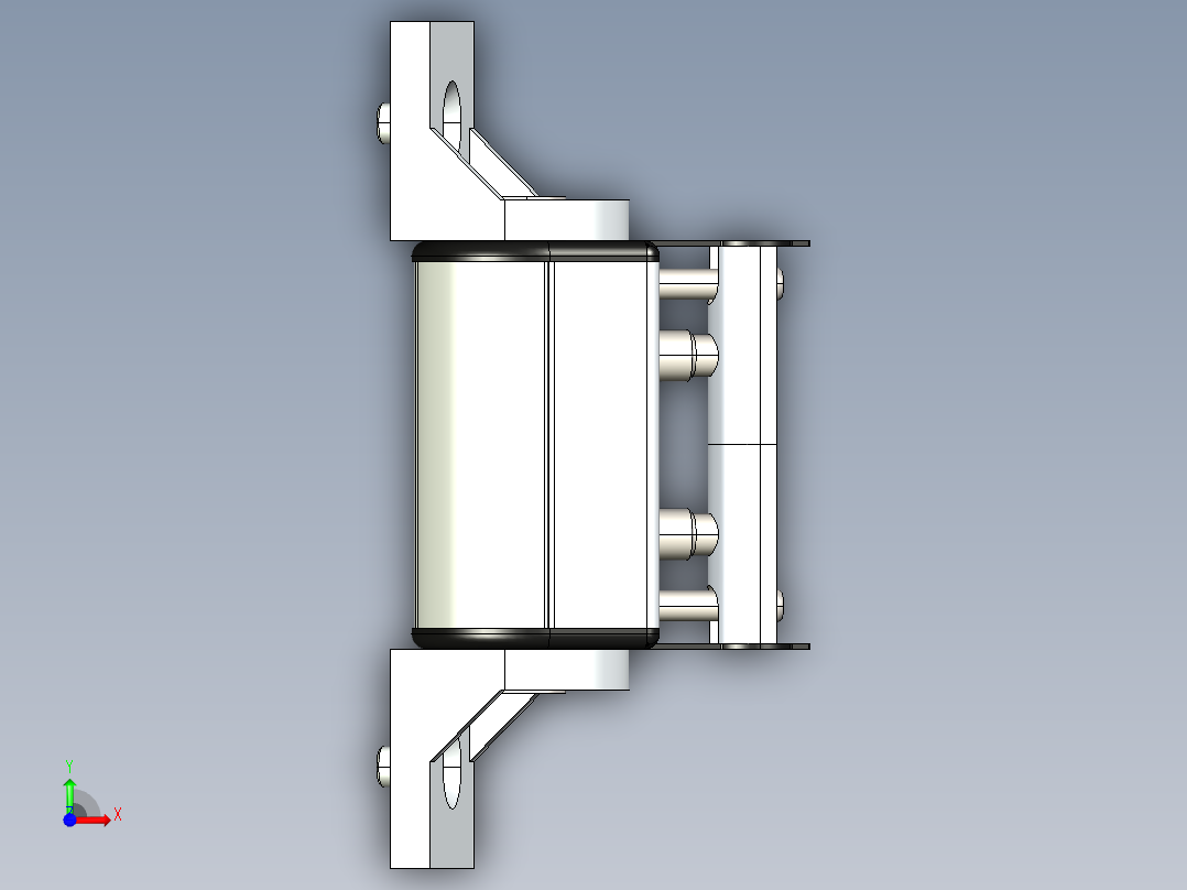 型材-BR 40X80 SWIVEL BEARING 3842532209前视图