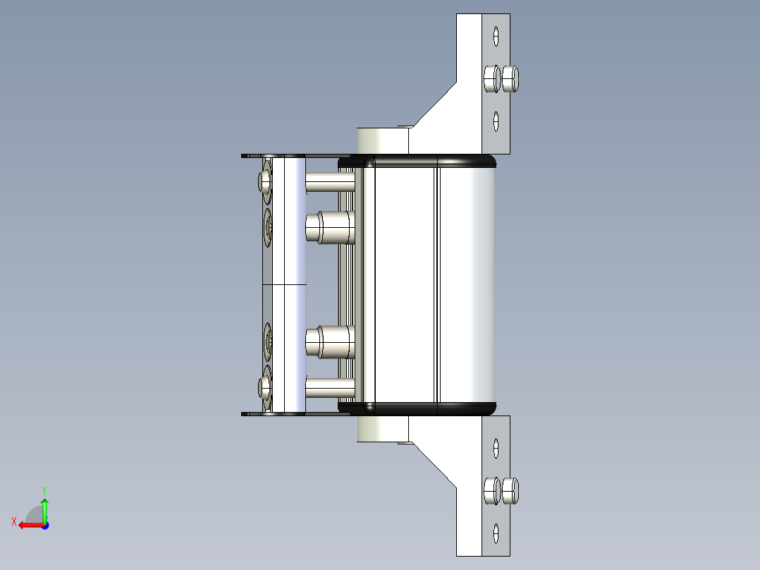 型材-BR 40X80 SWIVEL BEARING 3842532209后视图