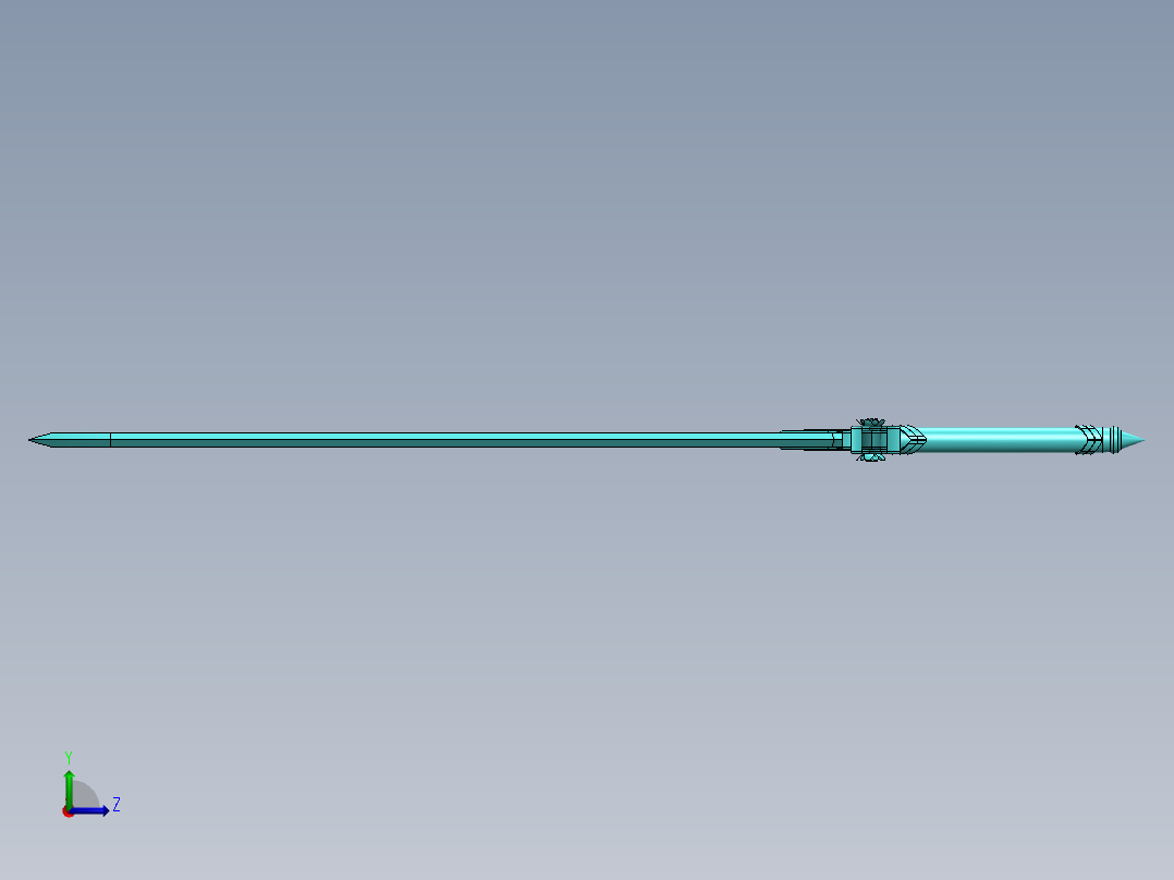 剑、宝剑(32)左视图