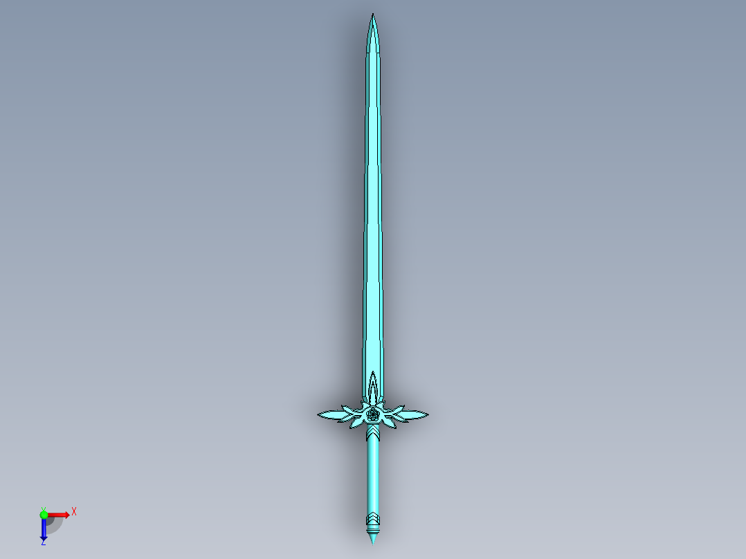 剑、宝剑(32)俯视图