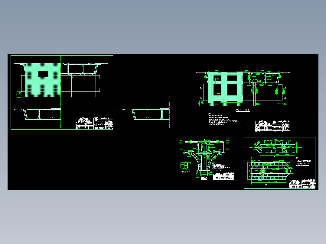 大连星海大桥2-60.75箱形截面预应力砼T型刚构桥