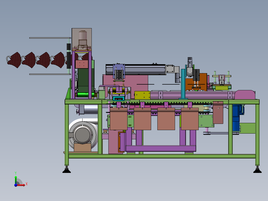 2023.02月-立体口罩收料包装机sw18可编辑前视图