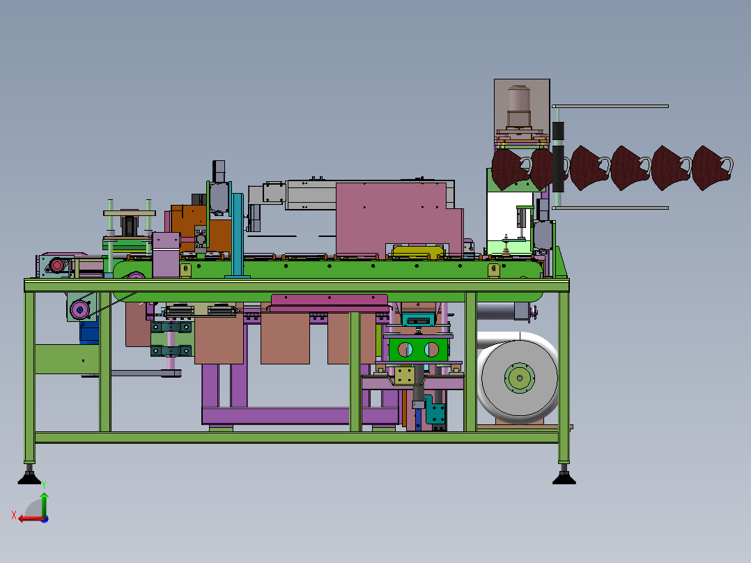 2023.02月-立体口罩收料包装机sw18可编辑后视图