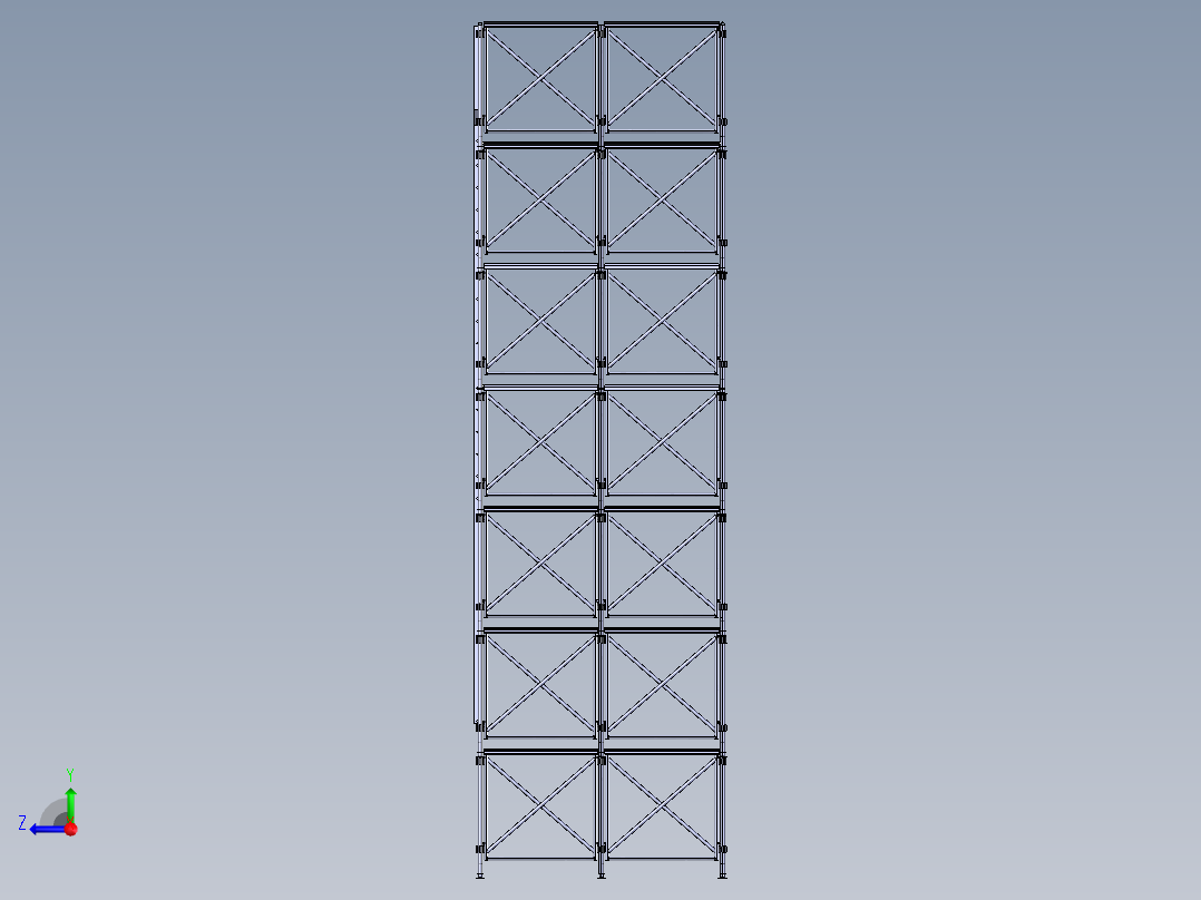 更换蒸汽管钢平台  stp右视图