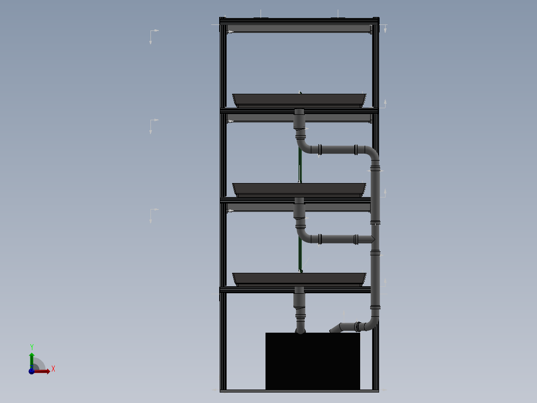 A3004256-无土栽培系统前视图